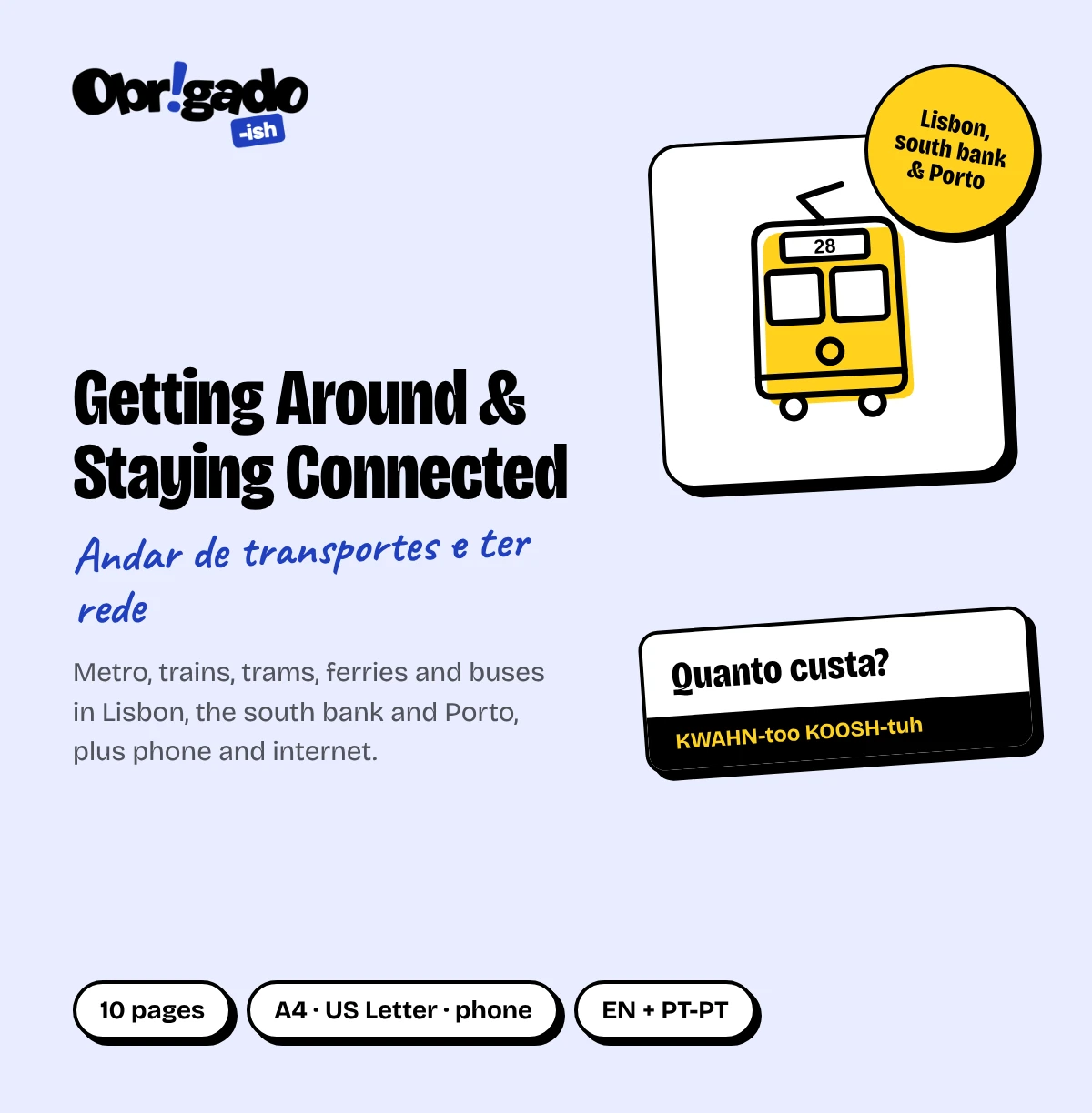 Transports, téléphone et internet